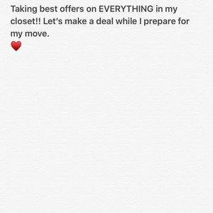 Taking Best Offers on EVERYTHING!